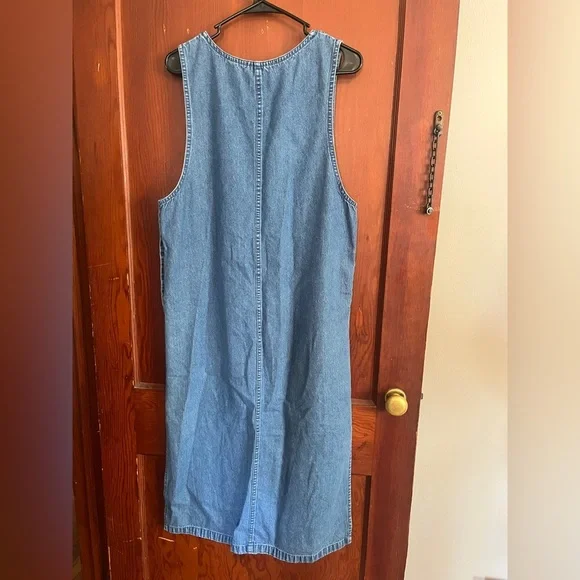 Denim Sleeveless Dress - Picture 8 of 8